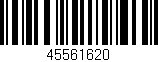 Código de barras (EAN, GTIN, SKU, ISBN): '45561620'