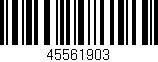 Código de barras (EAN, GTIN, SKU, ISBN): '45561903'