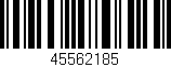 Código de barras (EAN, GTIN, SKU, ISBN): '45562185'