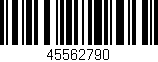 Código de barras (EAN, GTIN, SKU, ISBN): '45562790'