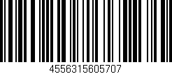 Código de barras (EAN, GTIN, SKU, ISBN): '4556315605707'