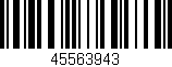Código de barras (EAN, GTIN, SKU, ISBN): '45563943'