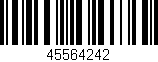 Código de barras (EAN, GTIN, SKU, ISBN): '45564242'