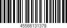 Código de barras (EAN, GTIN, SKU, ISBN): '45566131379'