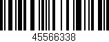 Código de barras (EAN, GTIN, SKU, ISBN): '45566338'