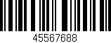 Código de barras (EAN, GTIN, SKU, ISBN): '45567688'