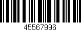 Código de barras (EAN, GTIN, SKU, ISBN): '45567996'
