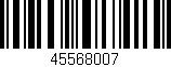 Código de barras (EAN, GTIN, SKU, ISBN): '45568007'