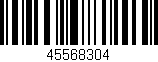 Código de barras (EAN, GTIN, SKU, ISBN): '45568304'