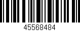 Código de barras (EAN, GTIN, SKU, ISBN): '45568484'