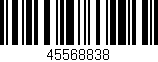 Código de barras (EAN, GTIN, SKU, ISBN): '45568838'