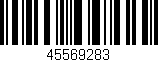 Código de barras (EAN, GTIN, SKU, ISBN): '45569283'