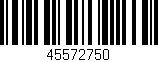 Código de barras (EAN, GTIN, SKU, ISBN): '45572750'