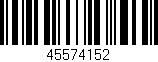 Código de barras (EAN, GTIN, SKU, ISBN): '45574152'