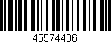 Código de barras (EAN, GTIN, SKU, ISBN): '45574406'
