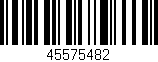 Código de barras (EAN, GTIN, SKU, ISBN): '45575482'