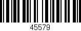 Código de barras (EAN, GTIN, SKU, ISBN): '45579'