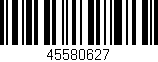Código de barras (EAN, GTIN, SKU, ISBN): '45580627'
