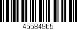 Código de barras (EAN, GTIN, SKU, ISBN): '45584965'