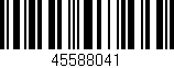 Código de barras (EAN, GTIN, SKU, ISBN): '45588041'