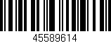 Código de barras (EAN, GTIN, SKU, ISBN): '45589614'