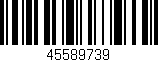Código de barras (EAN, GTIN, SKU, ISBN): '45589739'