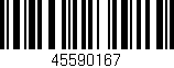 Código de barras (EAN, GTIN, SKU, ISBN): '45590167'