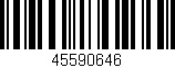 Código de barras (EAN, GTIN, SKU, ISBN): '45590646'