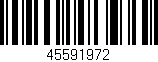Código de barras (EAN, GTIN, SKU, ISBN): '45591972'