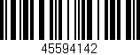 Código de barras (EAN, GTIN, SKU, ISBN): '45594142'