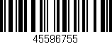 Código de barras (EAN, GTIN, SKU, ISBN): '45596755'