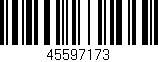 Código de barras (EAN, GTIN, SKU, ISBN): '45597173'