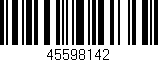 Código de barras (EAN, GTIN, SKU, ISBN): '45598142'