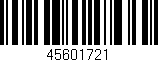 Código de barras (EAN, GTIN, SKU, ISBN): '45601721'