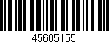 Código de barras (EAN, GTIN, SKU, ISBN): '45605155'