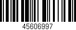 Código de barras (EAN, GTIN, SKU, ISBN): '45606997'