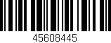 Código de barras (EAN, GTIN, SKU, ISBN): '45608445'