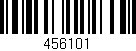Código de barras (EAN, GTIN, SKU, ISBN): '456101'