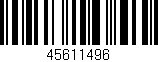 Código de barras (EAN, GTIN, SKU, ISBN): '45611496'