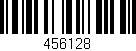 Código de barras (EAN, GTIN, SKU, ISBN): '456128'