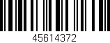 Código de barras (EAN, GTIN, SKU, ISBN): '45614372'