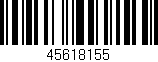 Código de barras (EAN, GTIN, SKU, ISBN): '45618155'