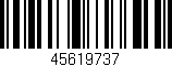 Código de barras (EAN, GTIN, SKU, ISBN): '45619737'