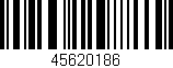 Código de barras (EAN, GTIN, SKU, ISBN): '45620186'
