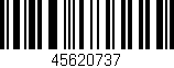 Código de barras (EAN, GTIN, SKU, ISBN): '45620737'