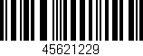 Código de barras (EAN, GTIN, SKU, ISBN): '45621229'