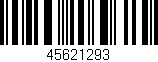 Código de barras (EAN, GTIN, SKU, ISBN): '45621293'