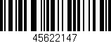 Código de barras (EAN, GTIN, SKU, ISBN): '45622147'
