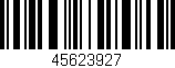 Código de barras (EAN, GTIN, SKU, ISBN): '45623927'