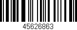 Código de barras (EAN, GTIN, SKU, ISBN): '45626863'